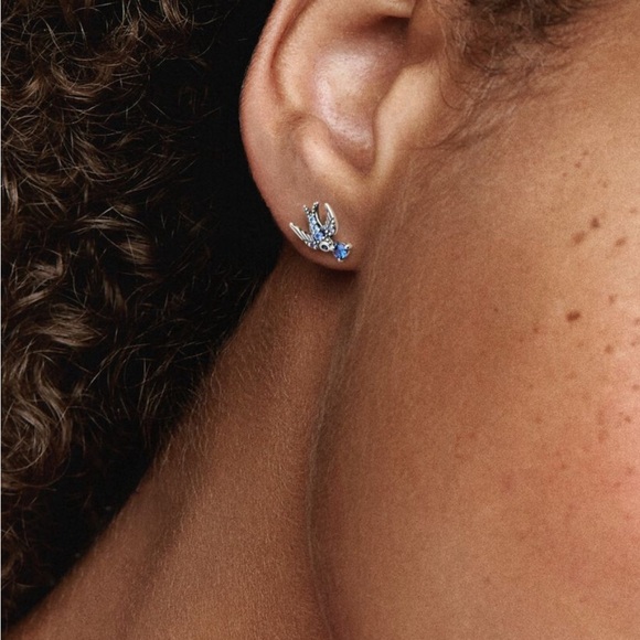 Pandora Sparkling Swallow Stud Earrings - Picture 2 of 6